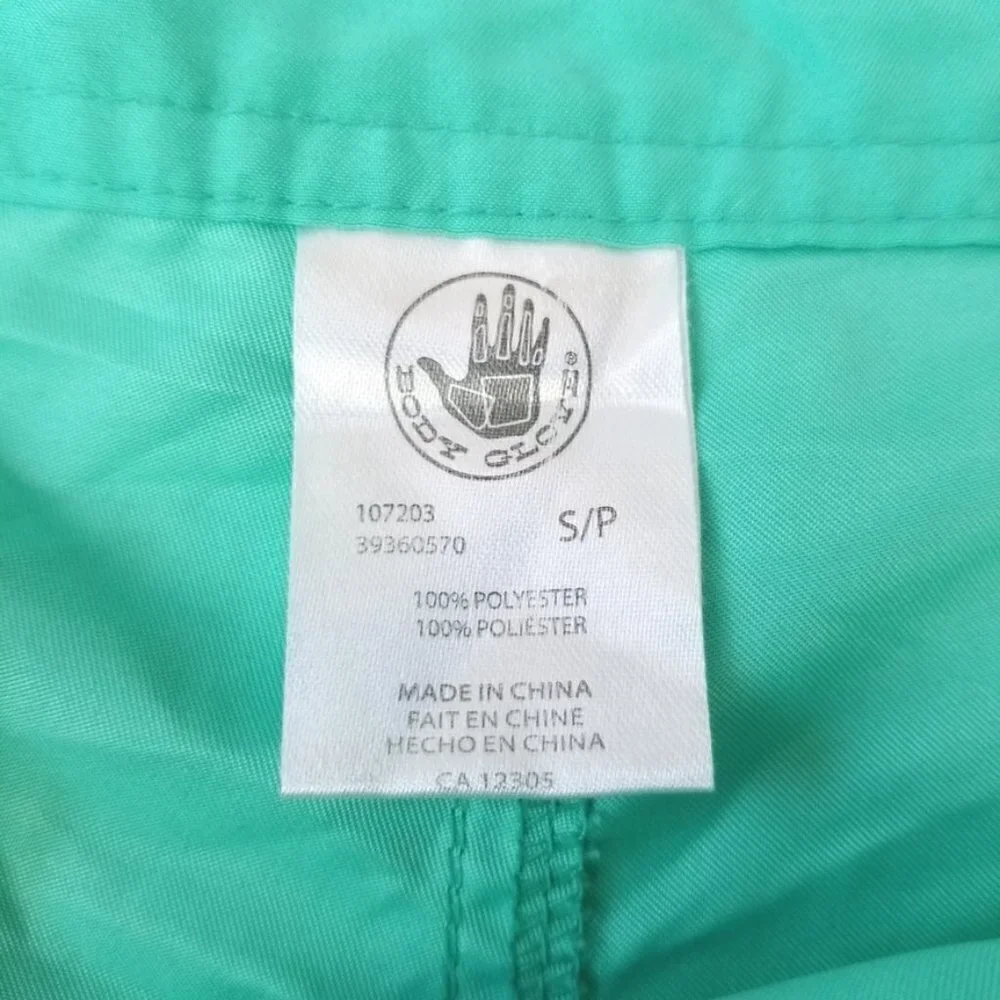 Body Glove 90s Aruba Neon Mint Green 16 Inch Board Shorts Swim Trunks Mens Small